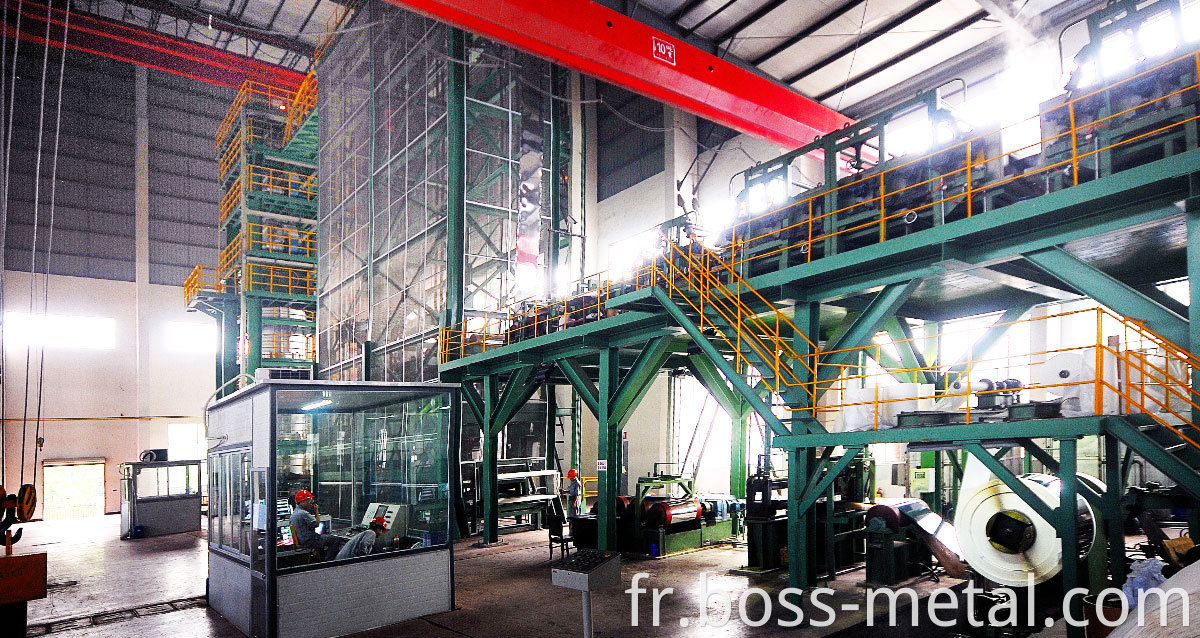 stainless steel coil production line work shop annealing